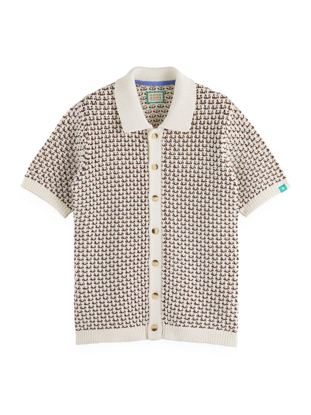 SCOTCH & SODA STRUCTURED KNITTED POLO 175514