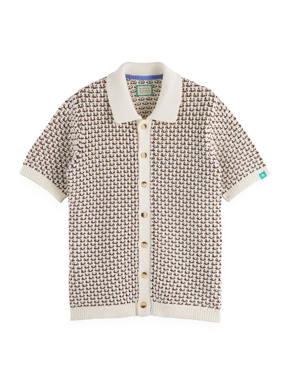 SCOTCH & SODA STRUCTURED KNITTED POLO 175514