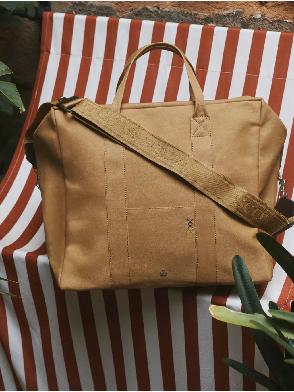 SCOTCH & SODA CANVAS WEEKEND BAG 176935
