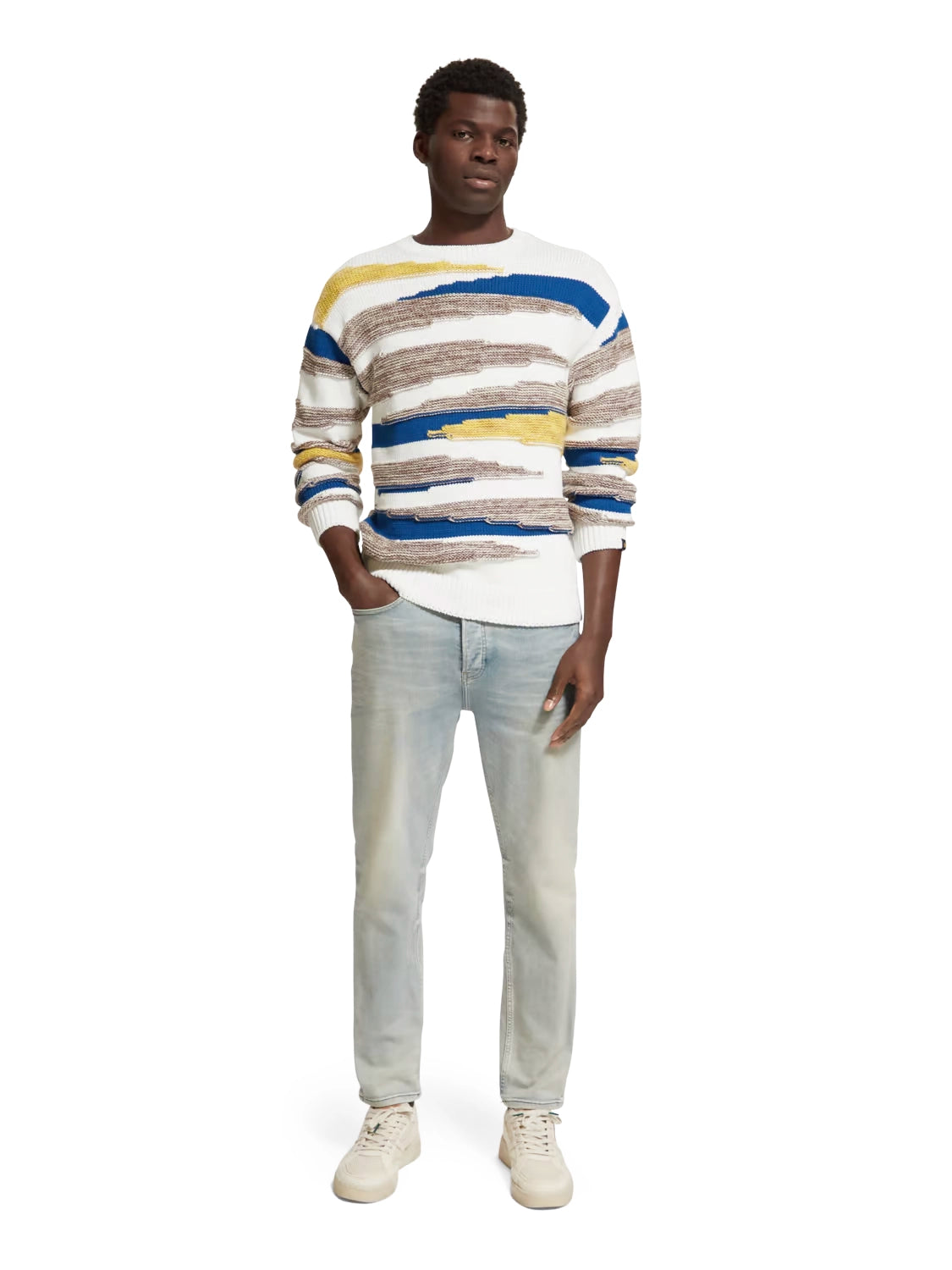 SCOTCH & SODA LANDSCAPE CREWNECK KNIT 177558