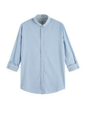 SCOTCH & SODA YARN DYE DOBBY STRIPE L/S SHIRT 178402