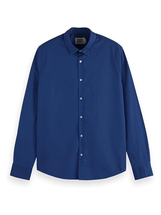 SCOTCH & SODA SEASONAL POPLIN SOLID L/S SHIRT 178421