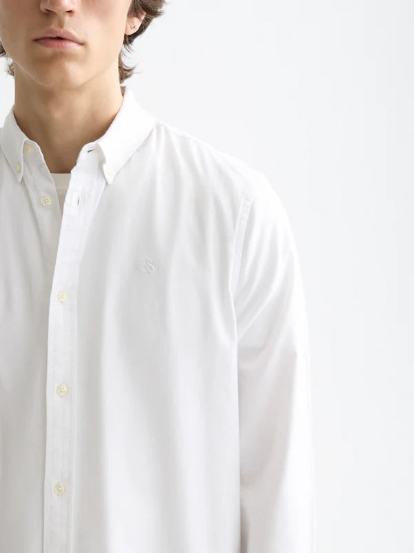 SCOTCH & SODA OXFORD SOLID L/S BD SHIRT COMM179186