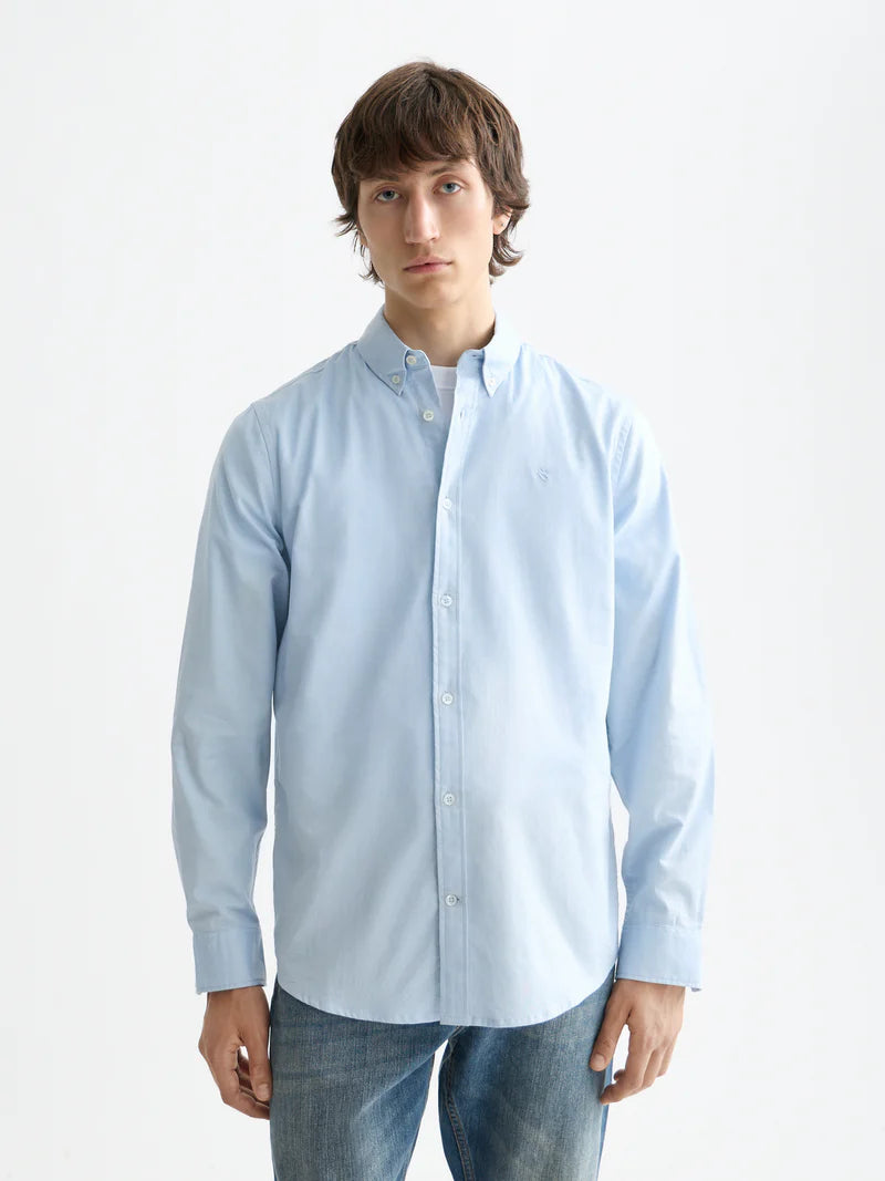 SCOTCH & SODA OXFORD SOLID L/S BD SHIRT COMM179186
