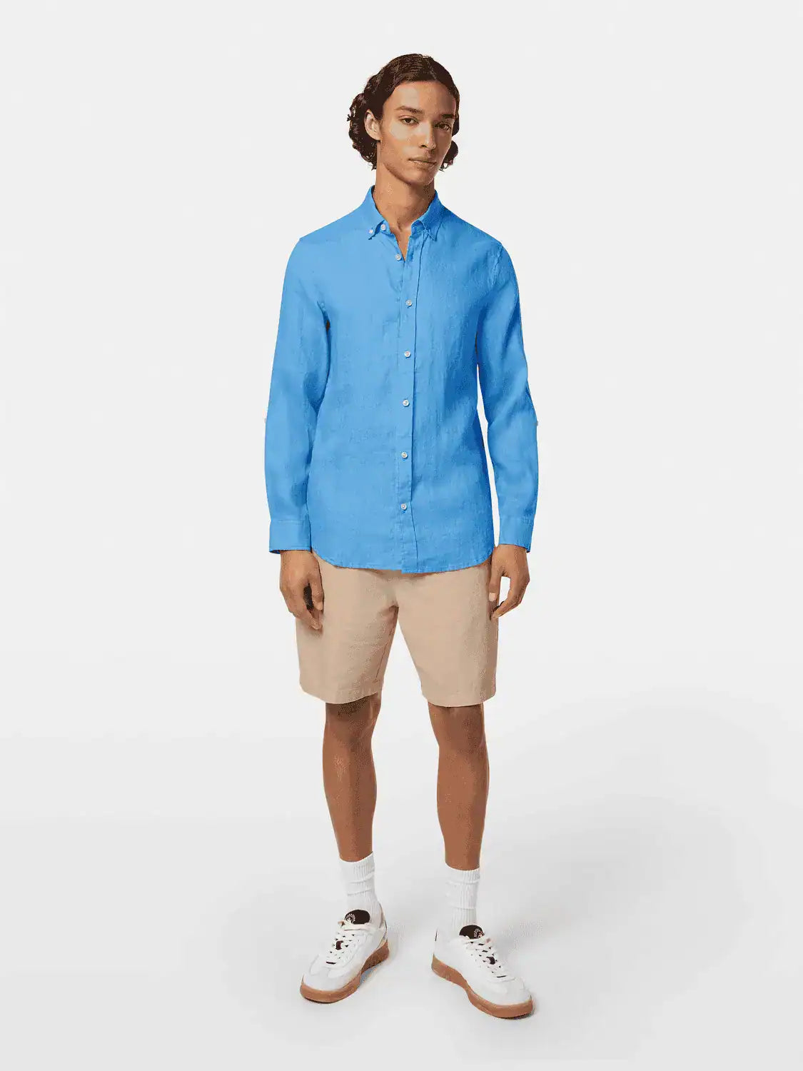 SCOTCH & SODA LINEN L/S SHIRT 180016