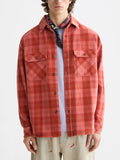 SCOTCH & SODA WASHED DENIM CHECK OVERSHIRT 180860