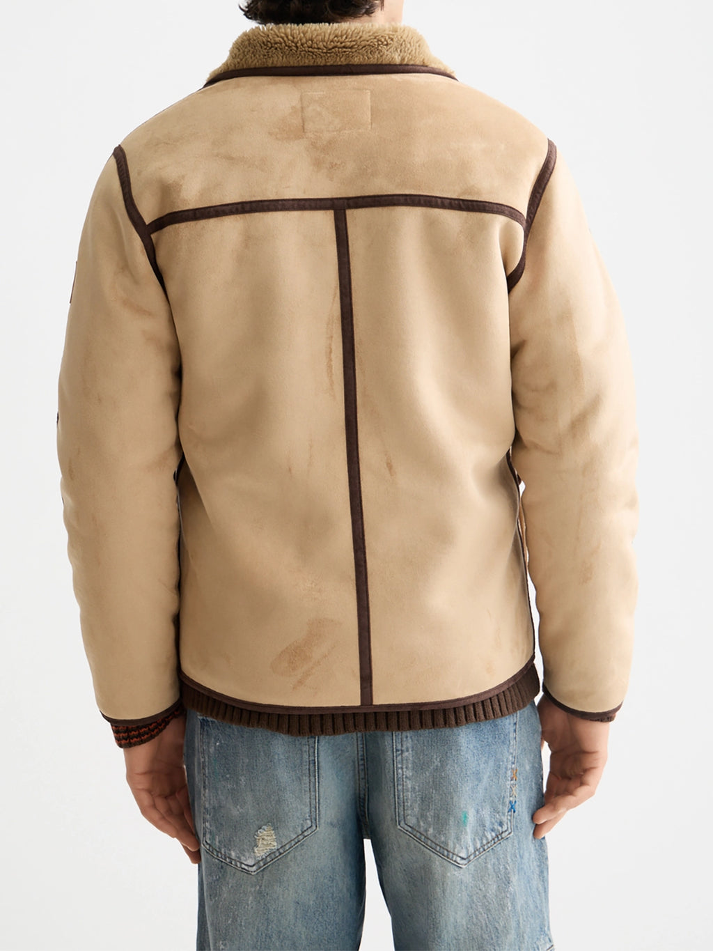 SCOTCH & SODA FAUX SHEARLING JACKET 181122