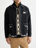 SCOTCH & SODA EMBROIDERED WORKER JACKET 181132