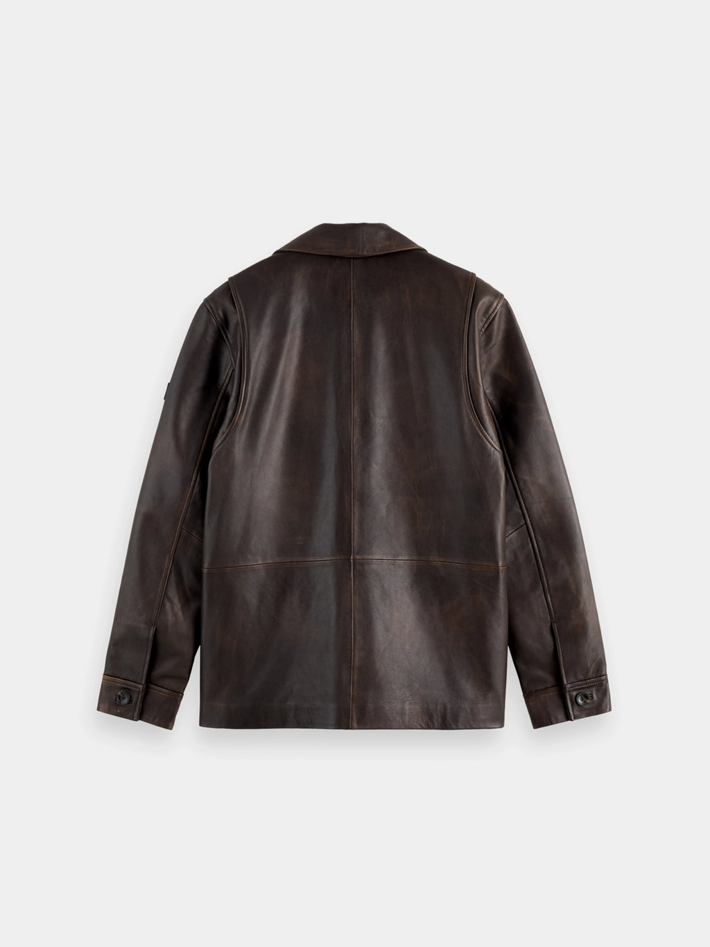SCOTCH & SODA VINTAGE LEATHER BLAZER 181153