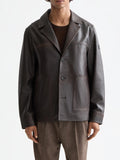 SCOTCH & SODA VINTAGE LEATHER BLAZER 181153