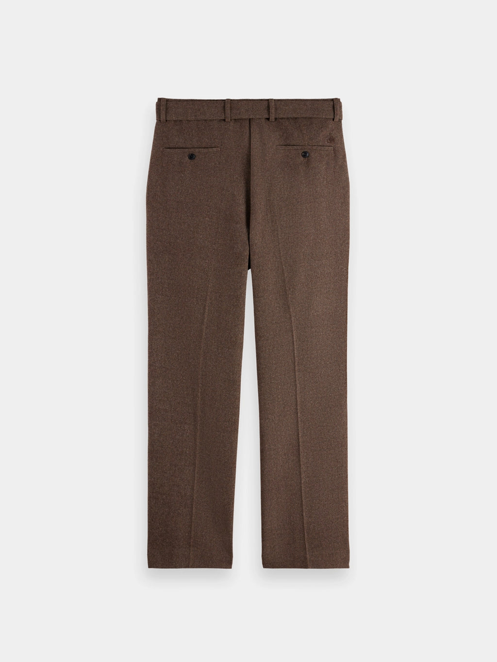 SCOTCH & SODA RELAXED STRAIGHT PLEATED H/BONE TROUSER 181176