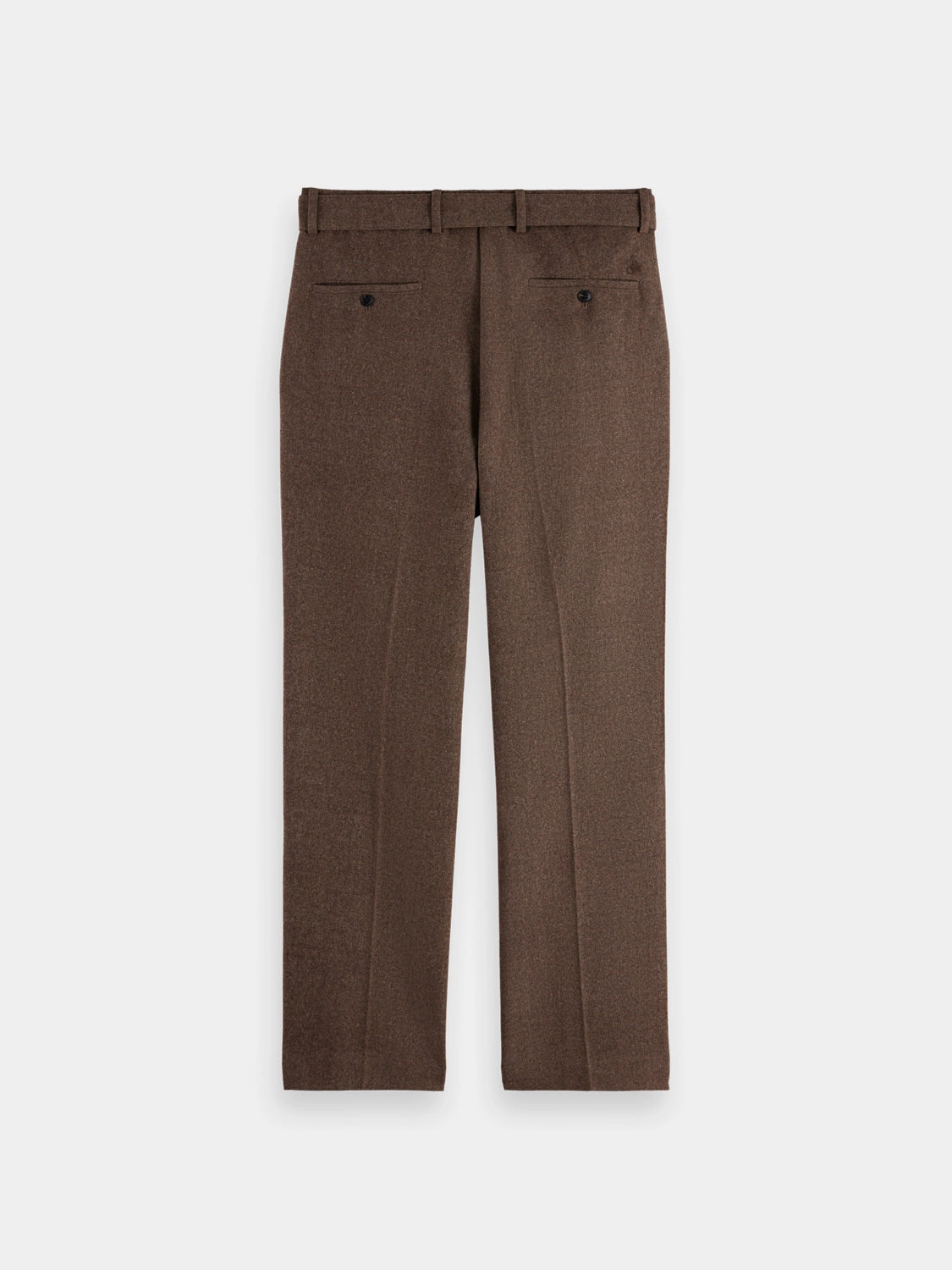 SCOTCH & SODA RELAXED STRAIGHT PLEATED H/BONE TROUSER 181176