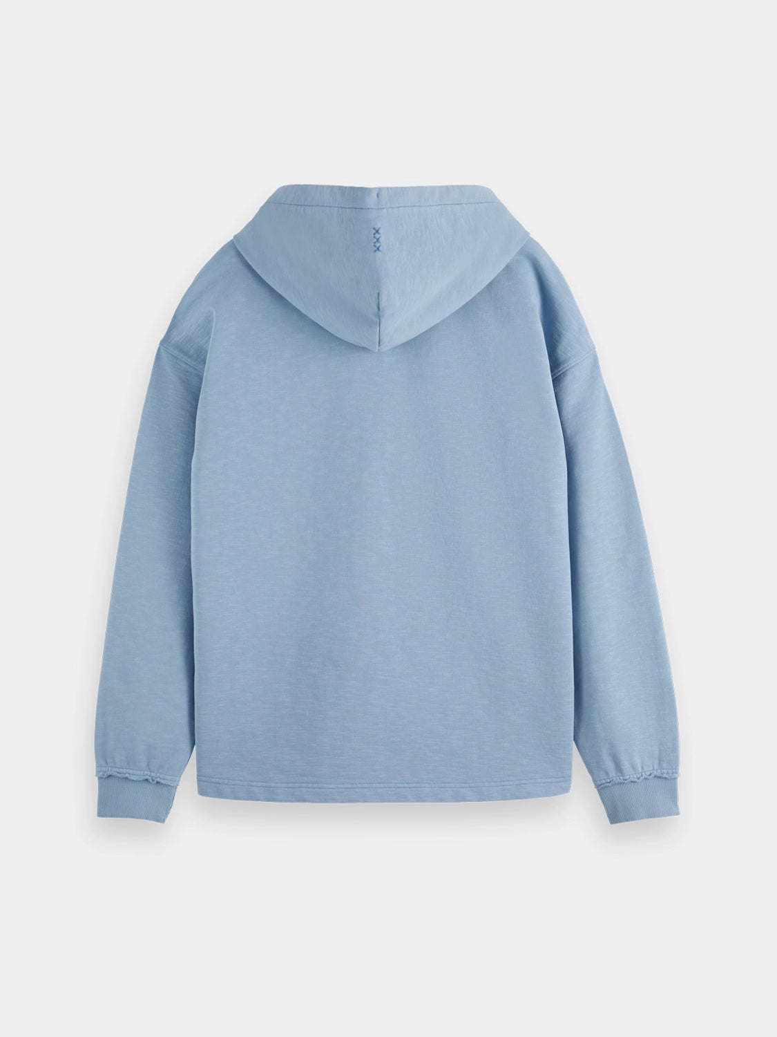 SCOTCH & SODA GARMENT DYED HOODED SWEATSHIRT 181278