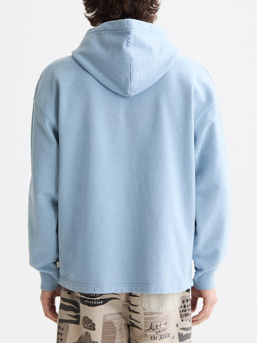 SCOTCH & SODA GARMENT DYED HOODED SWEATSHIRT 181278