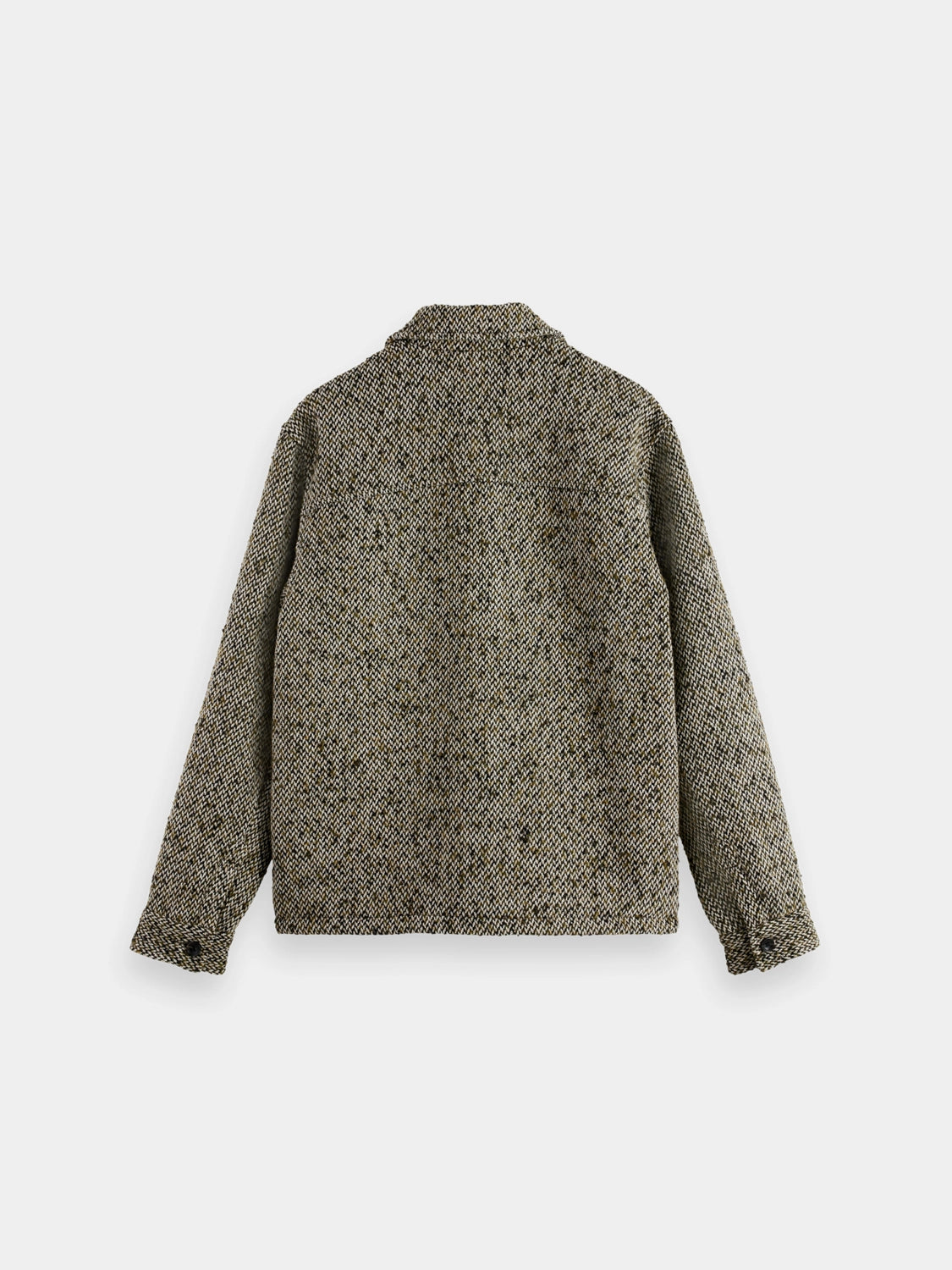 SCOTCH & SODA WOOL BLEND MULTICOLOURED TWEED JACKET 181609