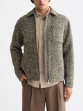 SCOTCH & SODA WOOL BLEND MULTICOLOURED TWEED JACKET 181609