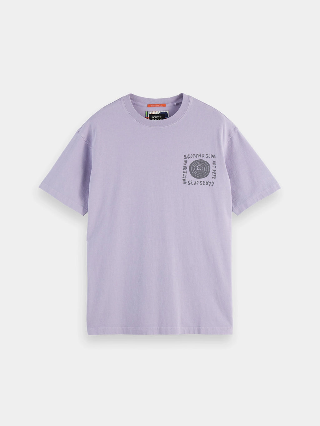 SCOTCH & SODA RELAXED FIT FRONT ARTWORK TEE 181701