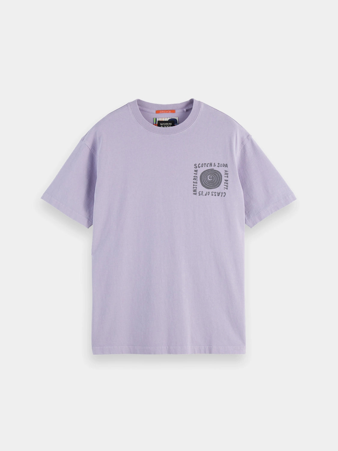 SCOTCH & SODA RELAXED FIT FRONT ARTWORK TEE 181701