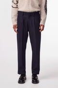 NN07 BILL WOOL BLEND SINGLE PLEAT PINSTRIPE TROUSER 1630