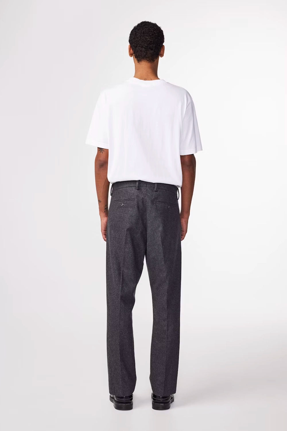 NN07 BILL WOOL BLEND SINGLE PLEAT PINSTRIPE TROUSER 1630