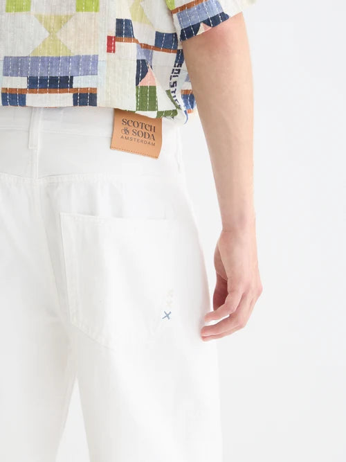 SCOTCH & SODA THE PITCH LOOSEFIT JEAN SHORT 182334