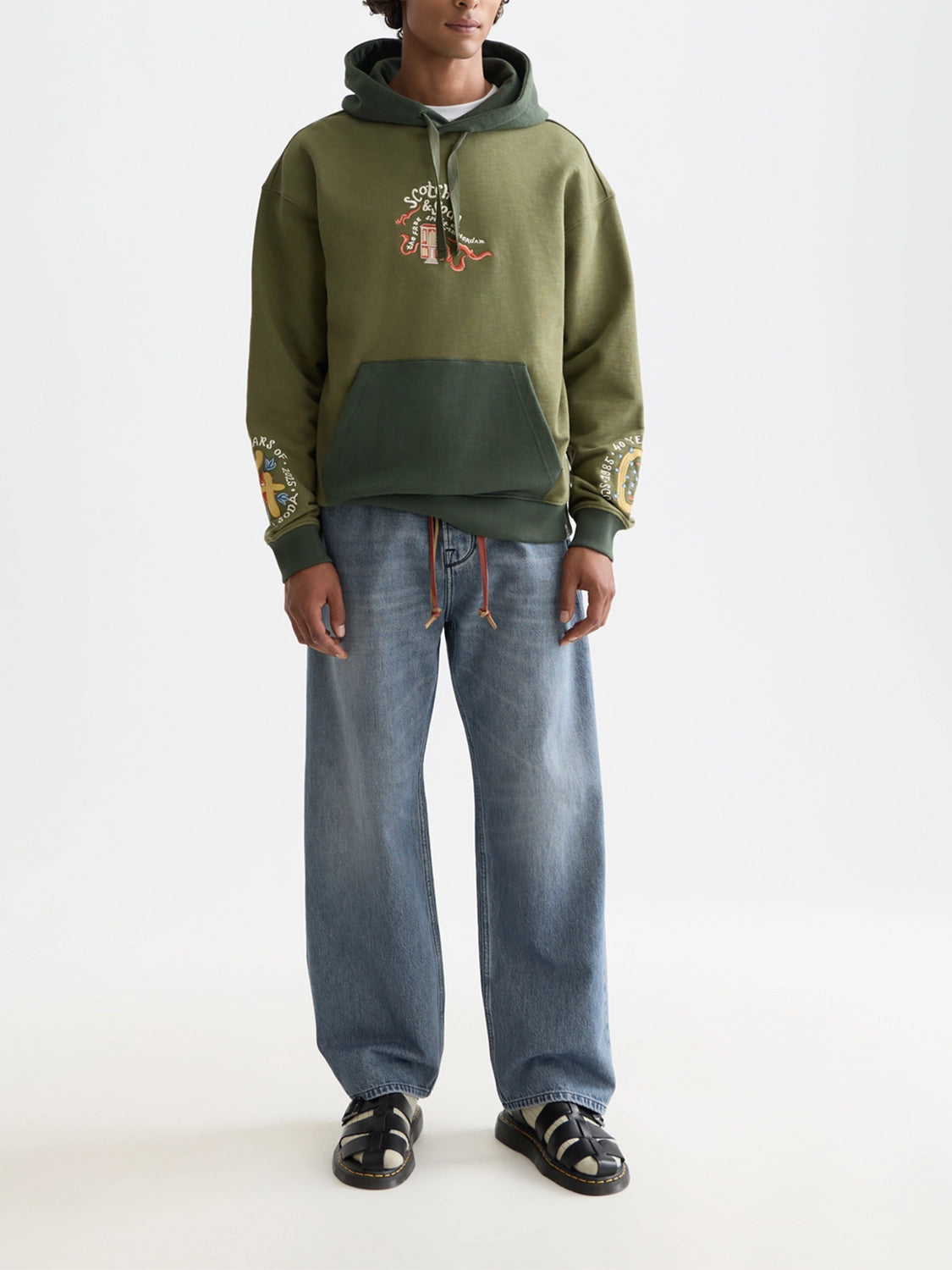 SCOTCH & SODA 40TH ANNIVERSARY EMBROIDERED HOODIE 182373