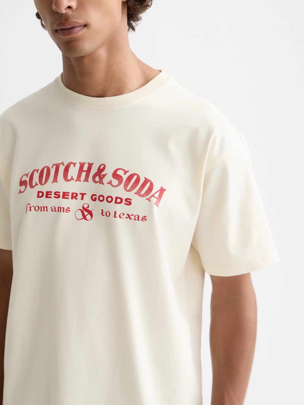 SCOTCH & SODA FRONT ARTWORK TSHIRT 183013