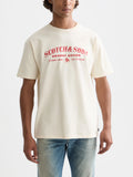 SCOTCH & SODA FRONT ARTWORK TSHIRT 183013