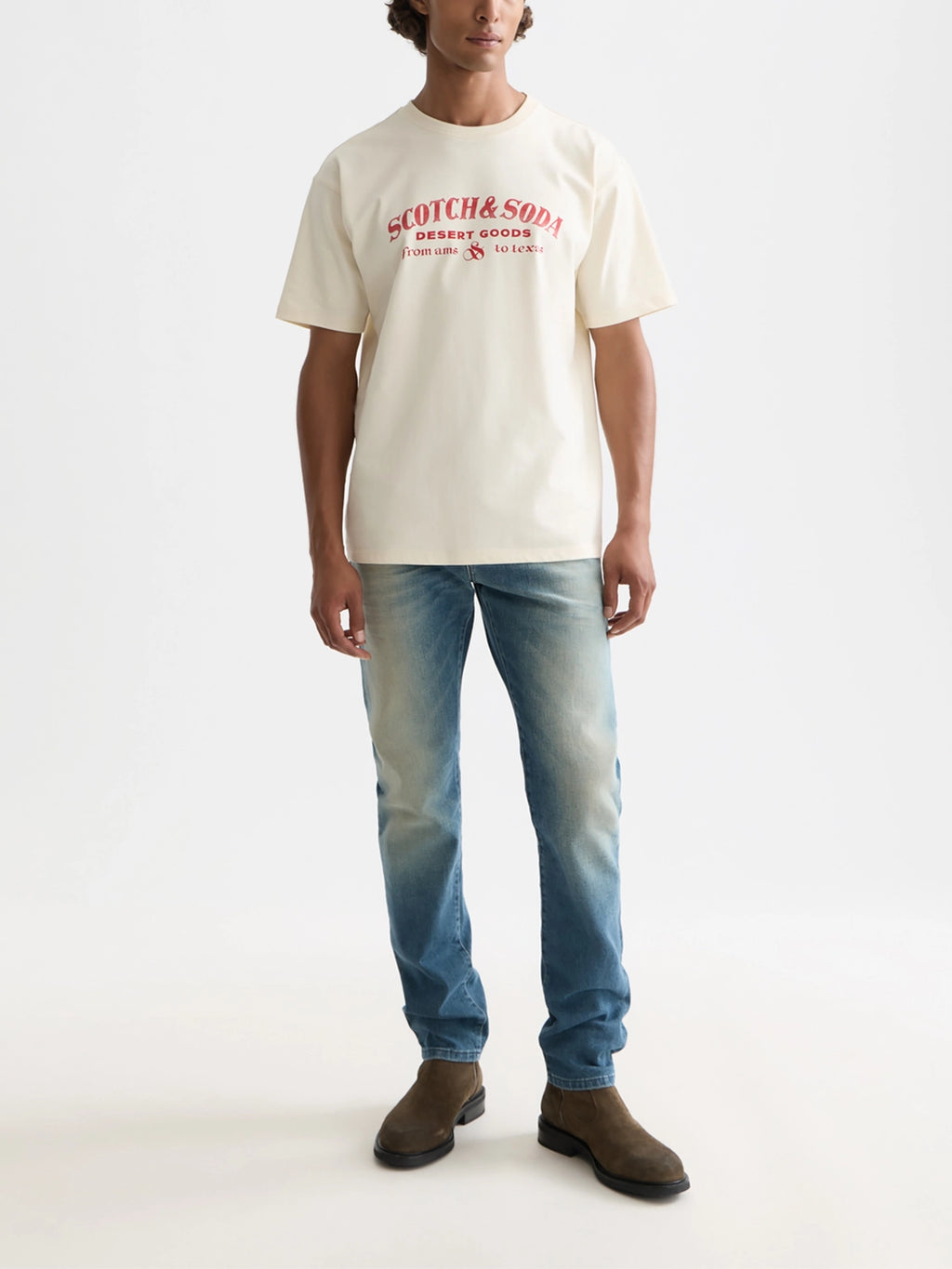 SCOTCH & SODA FRONT ARTWORK TSHIRT 183013