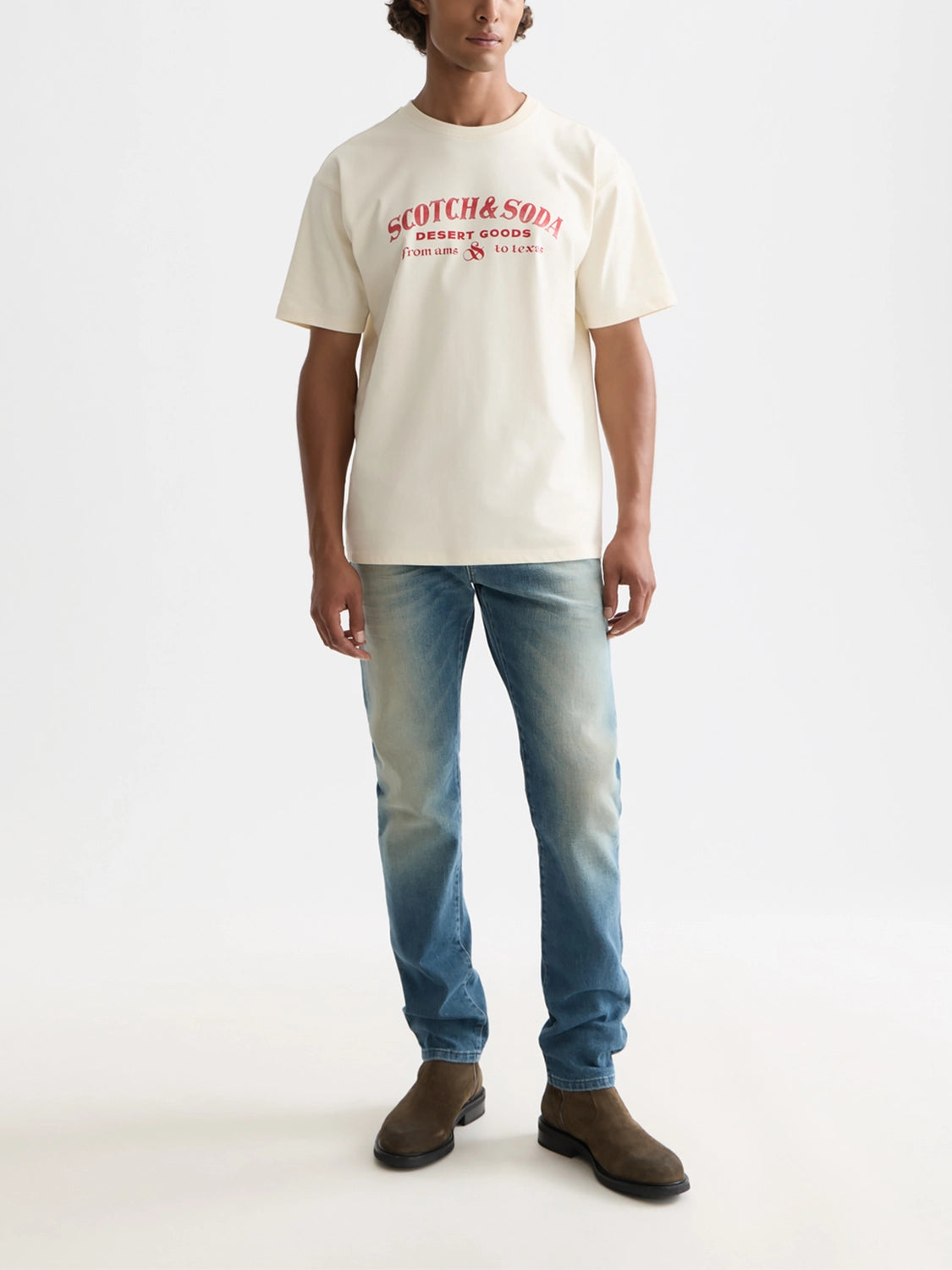 SCOTCH & SODA FRONT ARTWORK TSHIRT 183013
