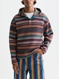 SCOTCH & SODA JACQUARD RELAXED FIT HOODIE 183015