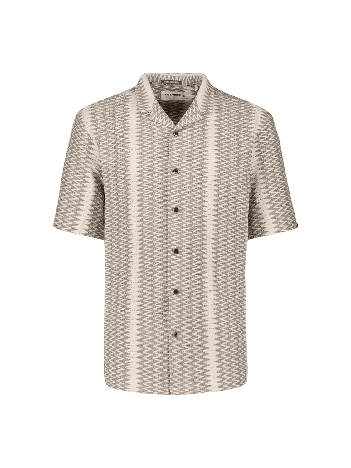 No Excess Soft Cotton Textured Short Sleeve Shirt in Kit