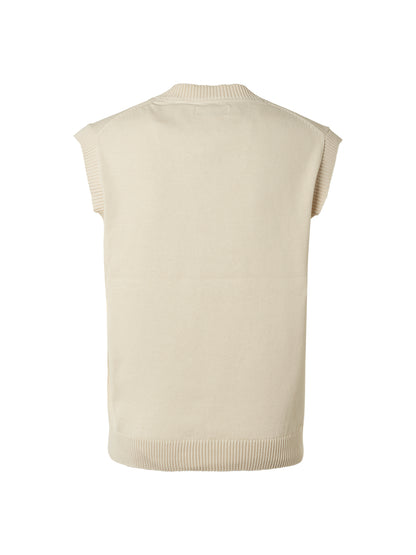 NO EXCESS SPENCER V-NECK KNIT VEST 19210124