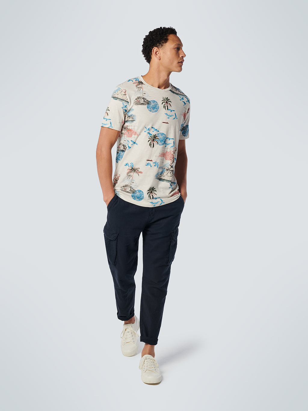 NO EXCESS ALLOVER PRINT CREWNECK T-SHIRT 19350374