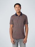 NO EXCESS ALLOVER PRINT STRETCH PIQUE POLO 19370319
