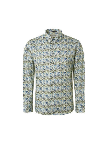 NO EXCESS ALLOVER PRINT STRETCH L/S SHIRT 19430101