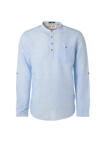 NO EXCESS GRANDAD HALF PLACKET L/S SHIRT 19450210