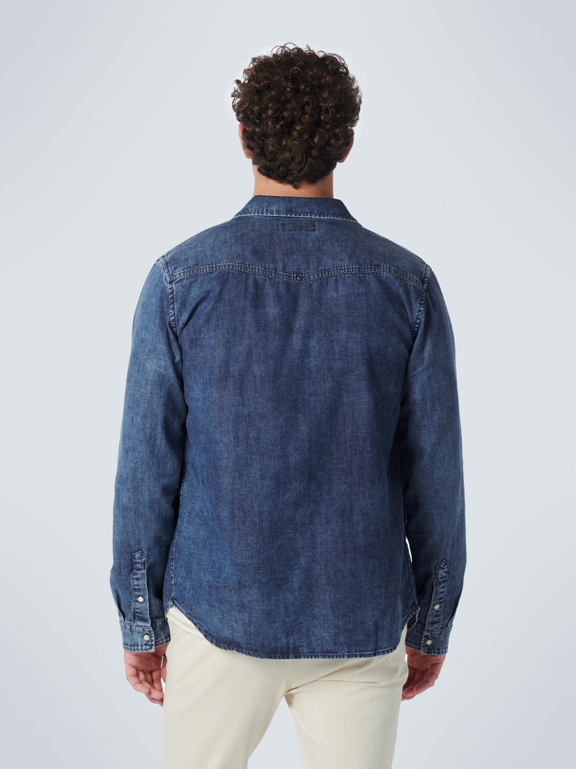 NO EXCESS DENIM TWILL L/S SHIRT 19480227