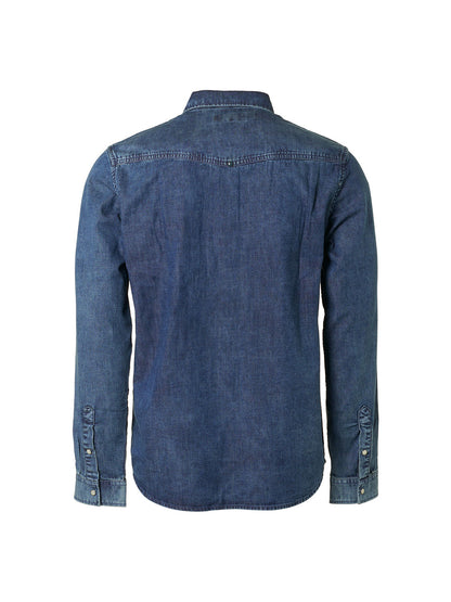 NO EXCESS DENIM TWILL L/S SHIRT 19480227