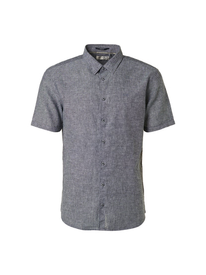 NO EXCESS LINEN BLEND S/S SHIRT 19490317