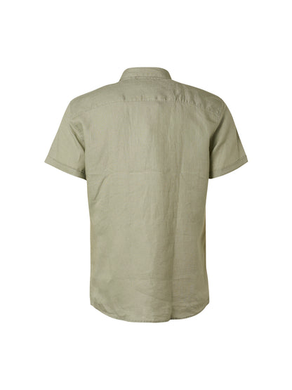 NO EXCESS SOLID LINEN S/S SHIRT 19490364