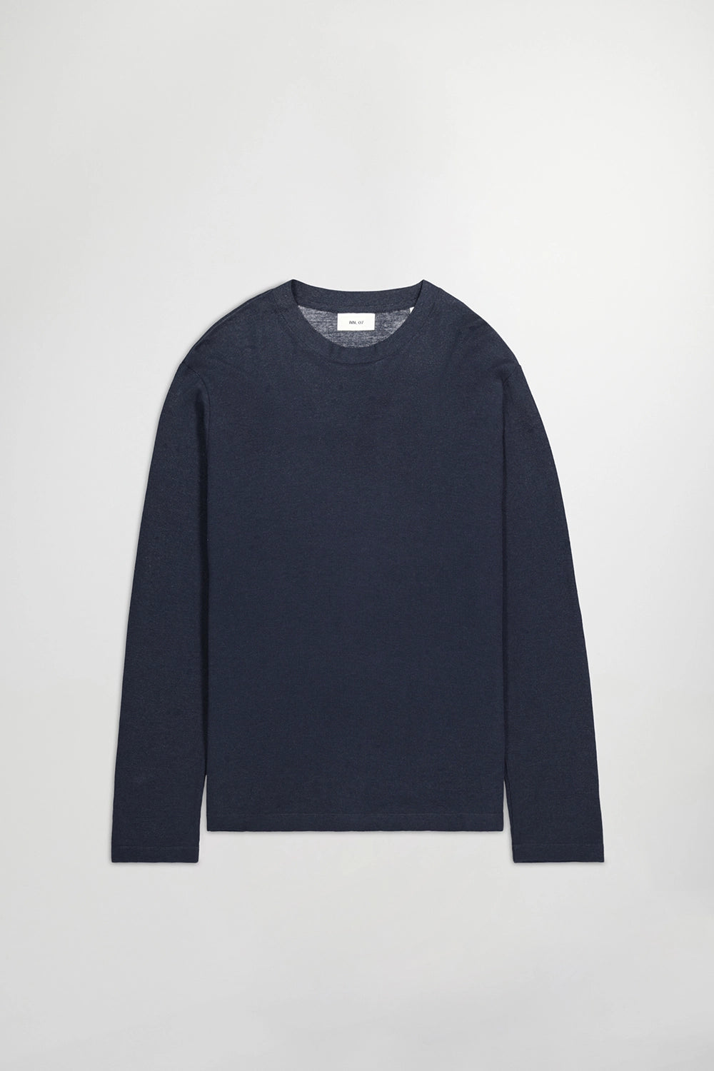 NN07 CLIVE COTTON TENCEL MODAL JERSEY WAFFLE KNIT L/S TSHIRT 3323