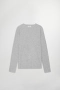 NN07 CLIVE COTTON TENCEL MODAL JERSEY WAFFLE KNIT L/S TSHIRT 3323
