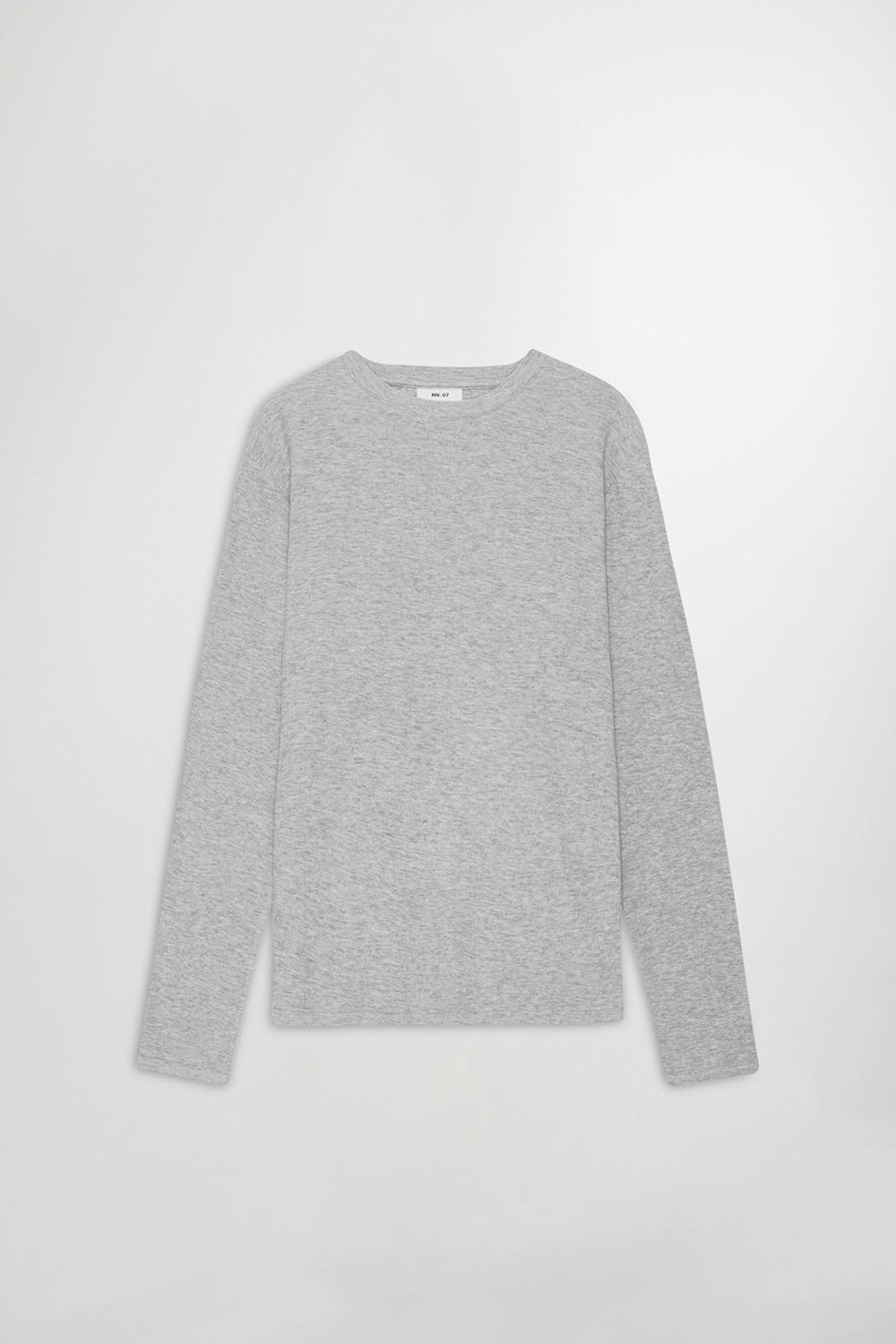 NN07 CLIVE COTTON TENCEL MODAL JERSEY WAFFLE KNIT L/S TSHIRT 3323