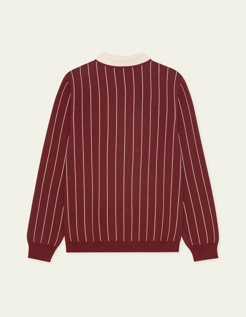 LES DEUX SIGNATURE KNITTED L/S POLO 1002153