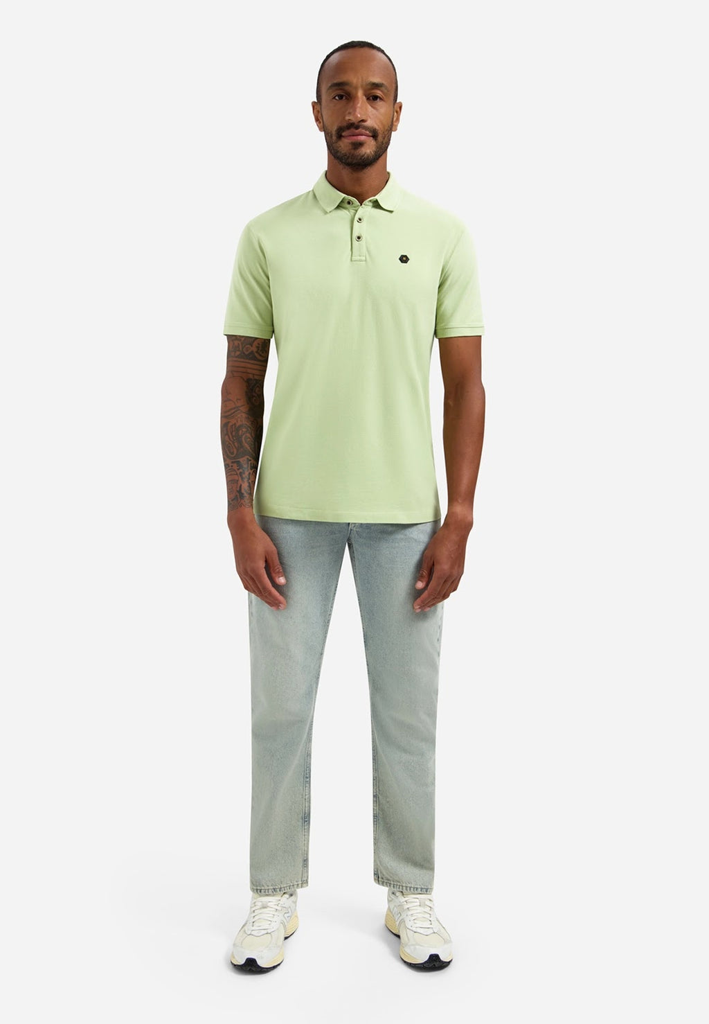No Excess Stretch Polo in Green