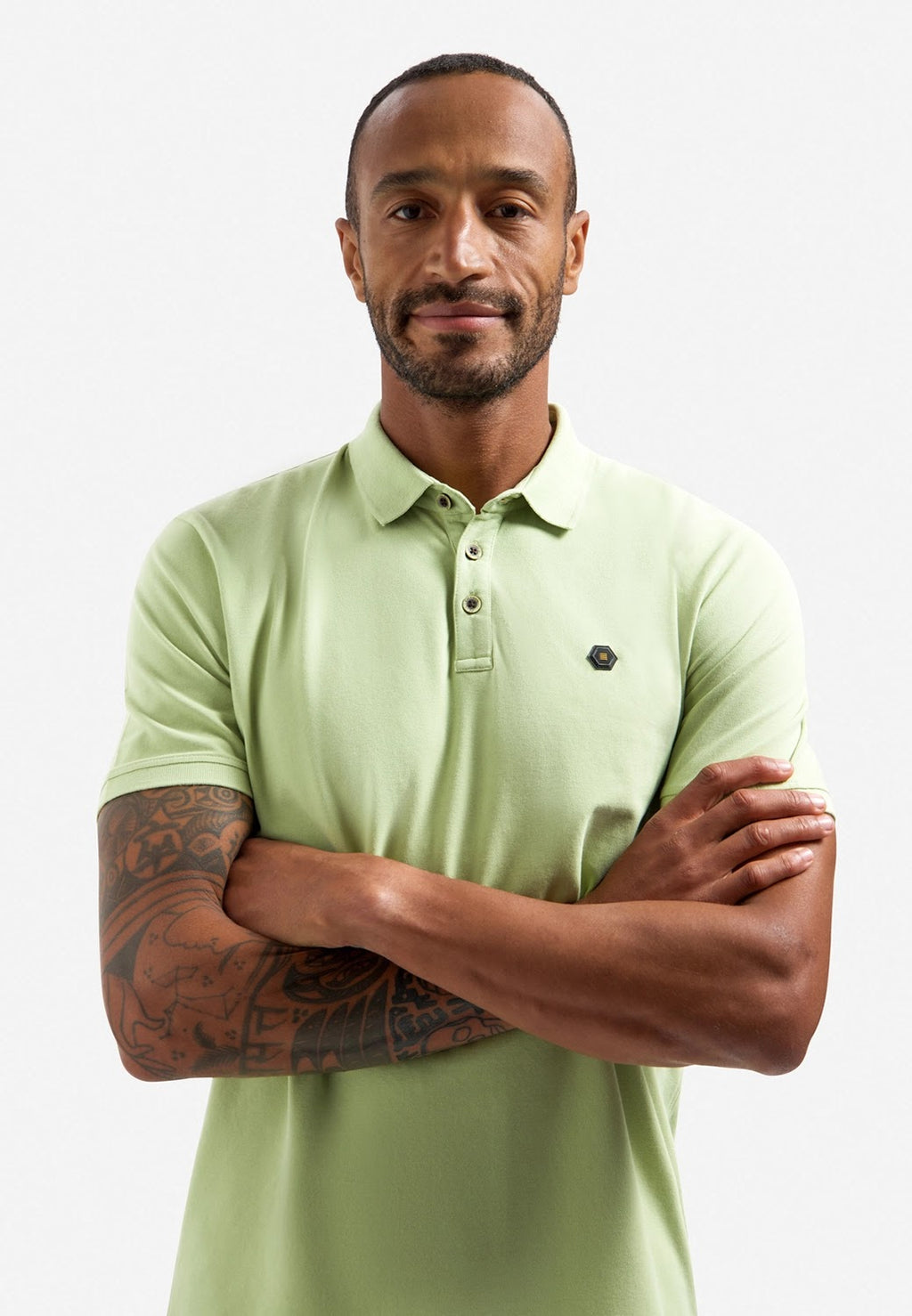 No Excess Stretch Polo in Green