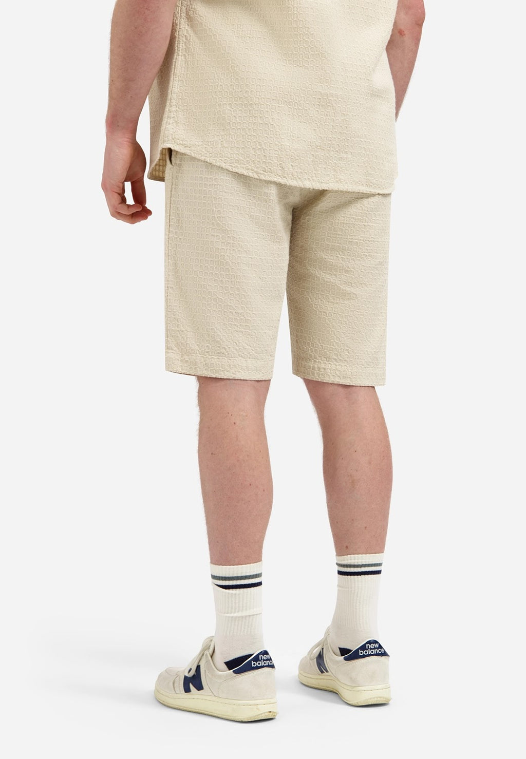 No Excess Jacquard Chino Short in Desert