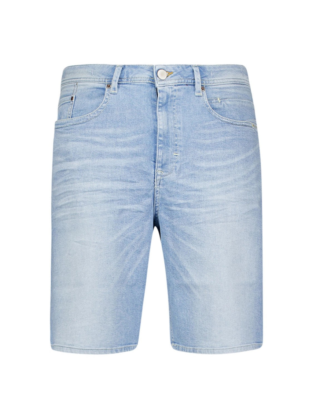 No Excess Relaxed Fit Denim Short in Bleach Denim