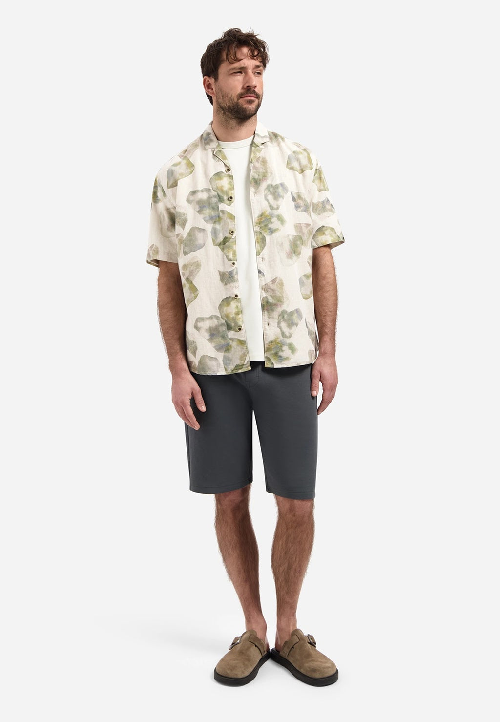 No Excess Stretch Jersey Short in Dark Steel